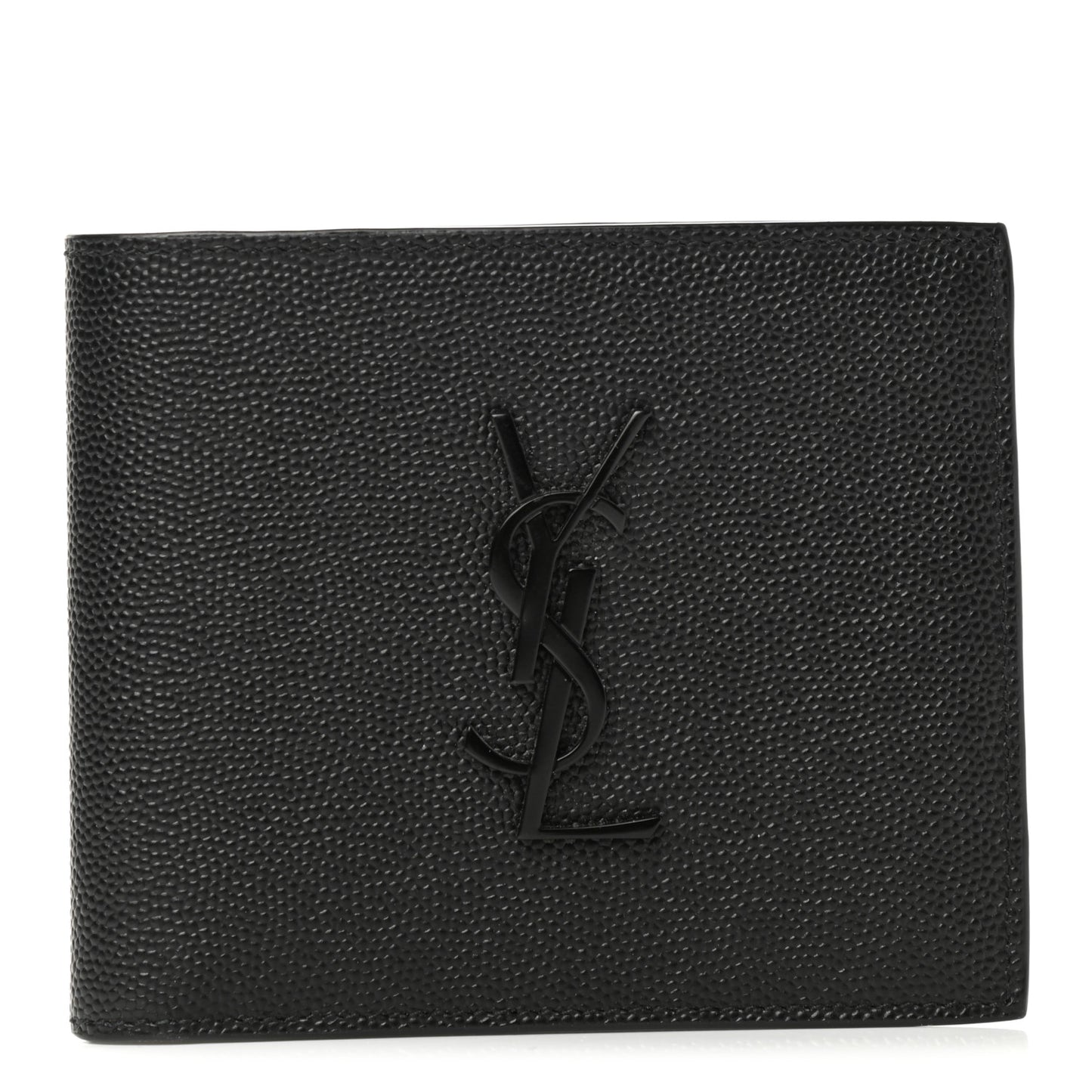 Grain De Poudre Monogram Bifold Wallet Black