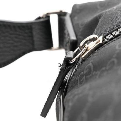Gucci Nylon Monogram Medium Flat Messenger Bag Black 12 of 12