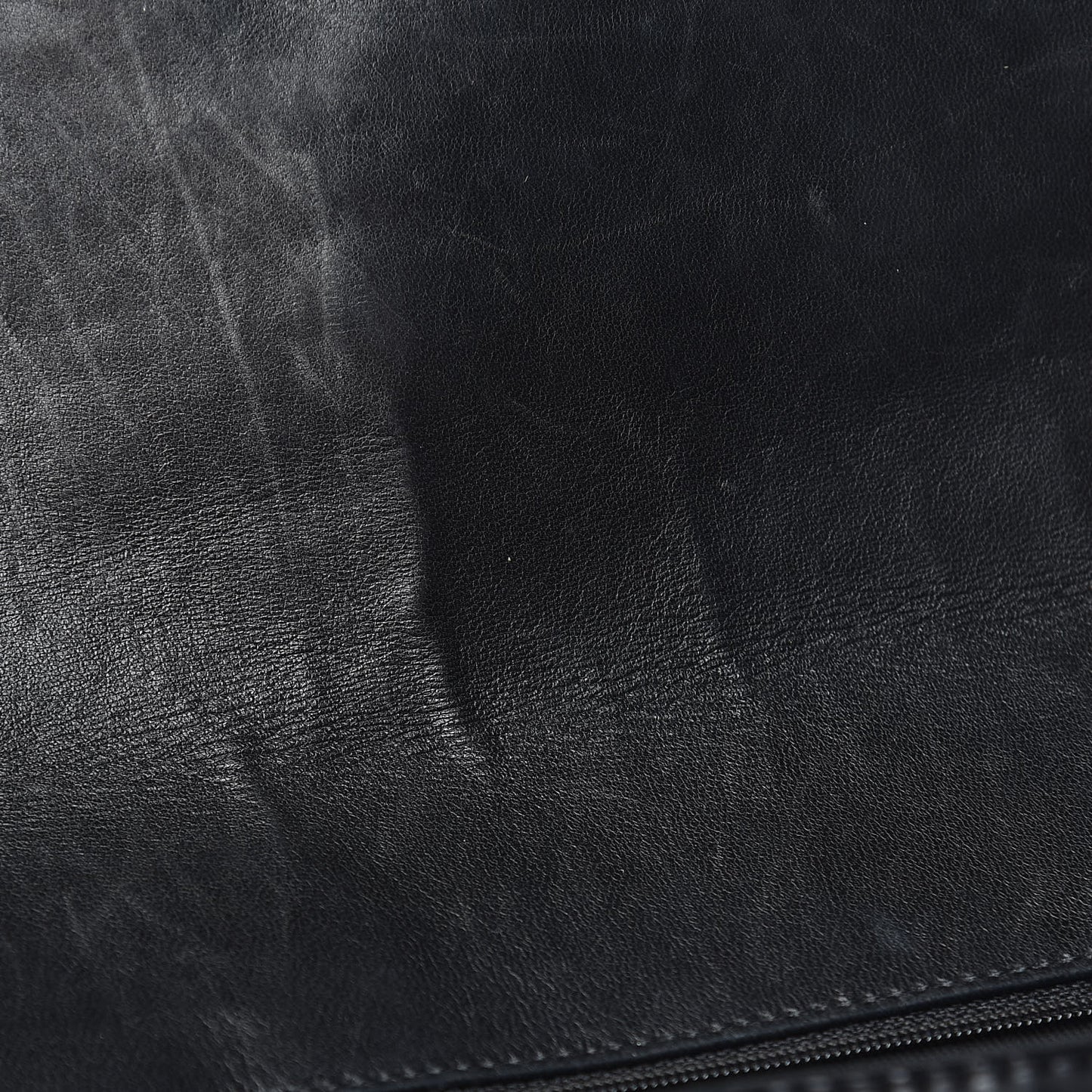 Vinyl Quilted In the Business Flap Bag Black