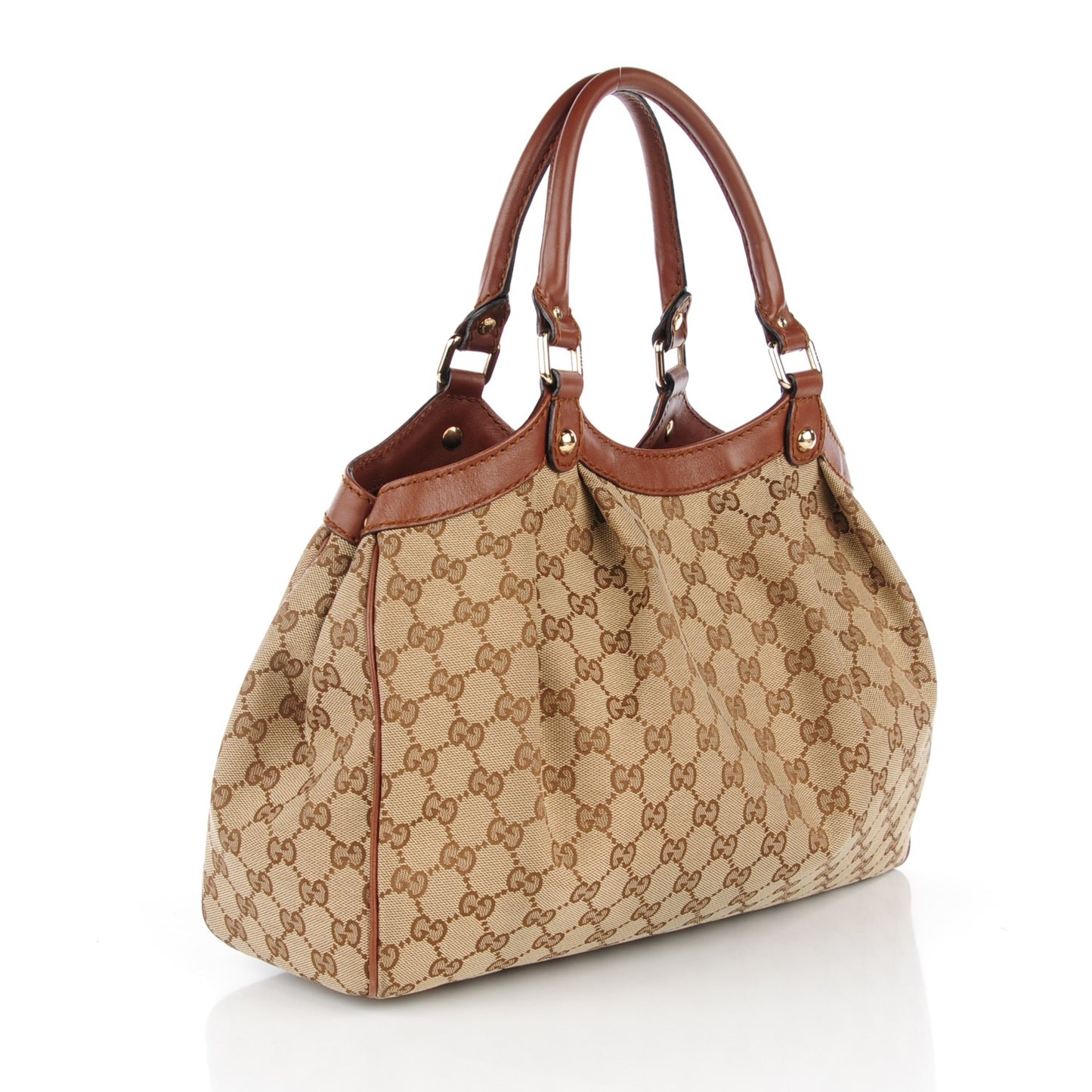 Monogram Medium Sukey Tote Brown