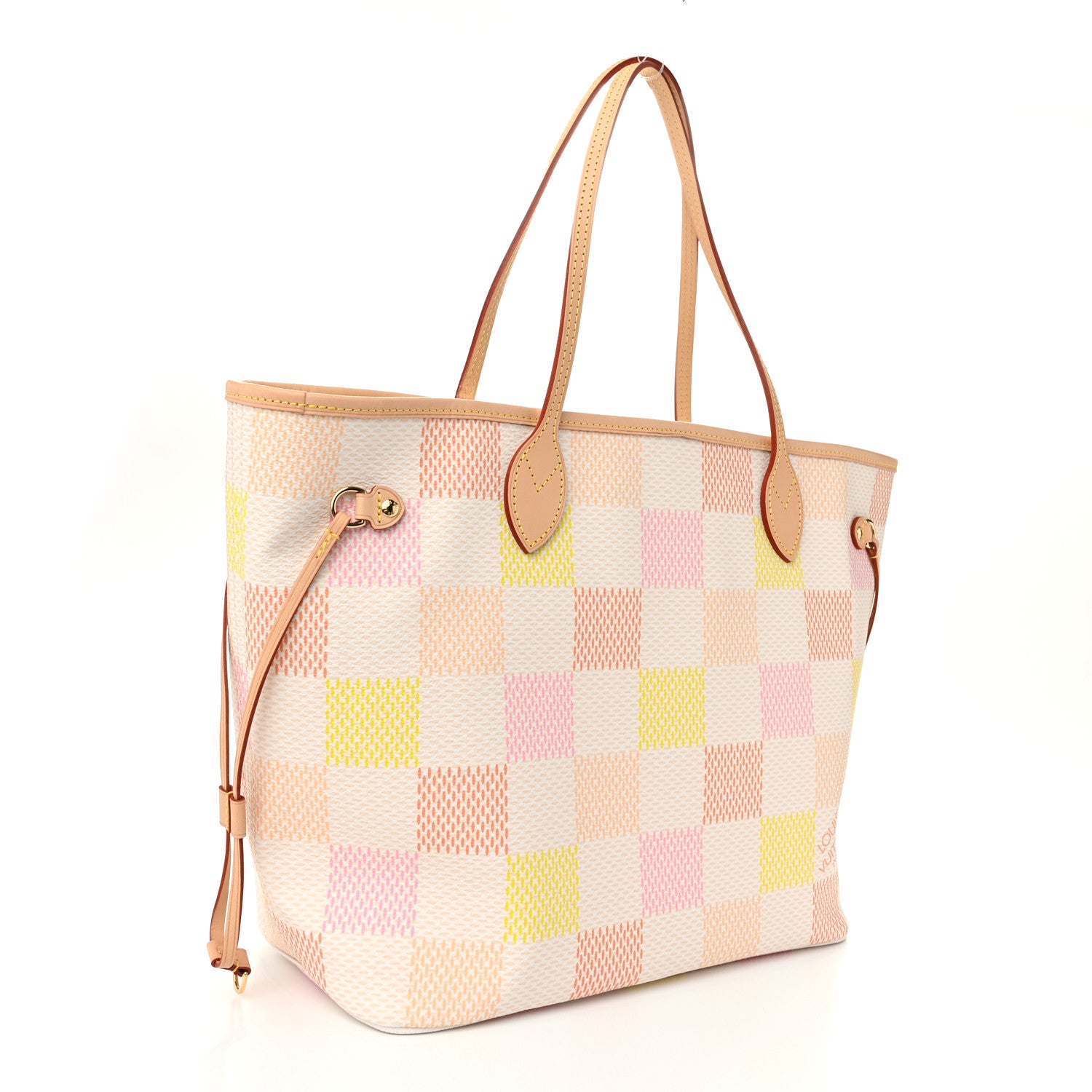 Louis Vuitton Damier Giant Neverfull MM Peach 4 of 11