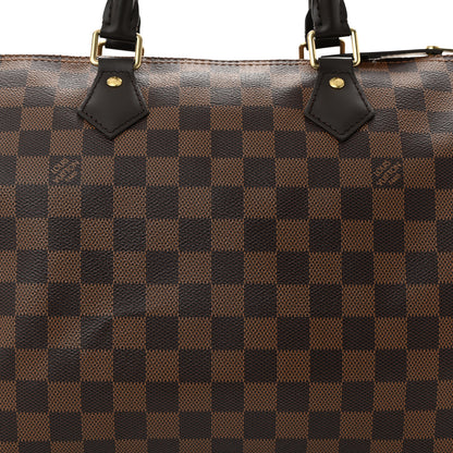 Louis Vuitton Damier Ebene Speedy 30 7 of 9
