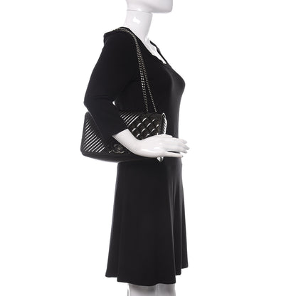 Chanel Patent Quilted Medium Coco Boy Flap 2 of 16