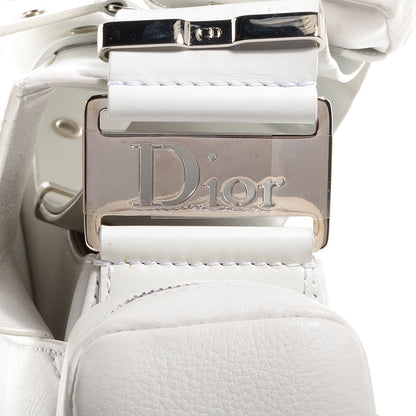 Christian Dior Leather Street Chic Columbus Ave Shoulder Bag White 10 of 10