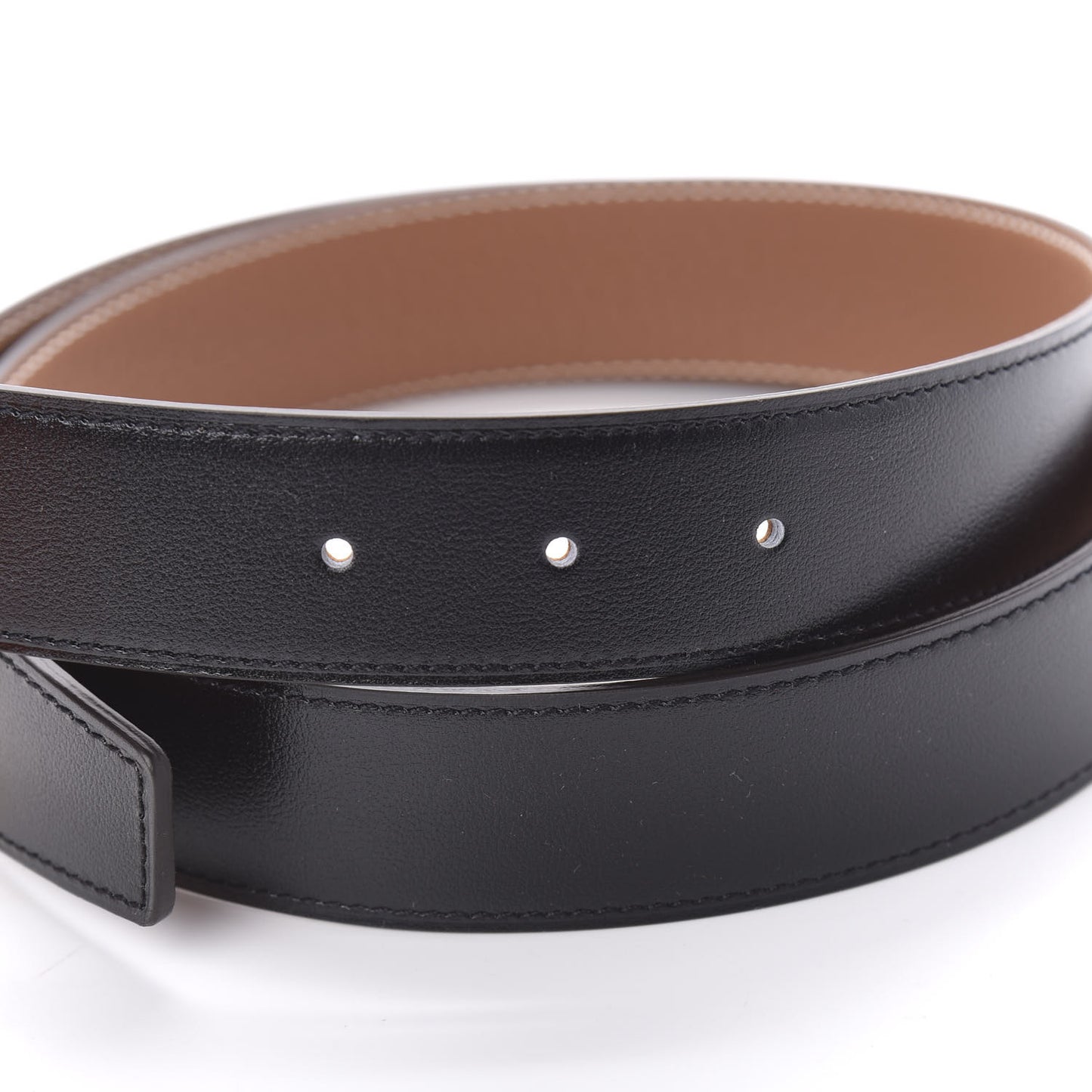 Box Togo H Belt 90 Black Gold