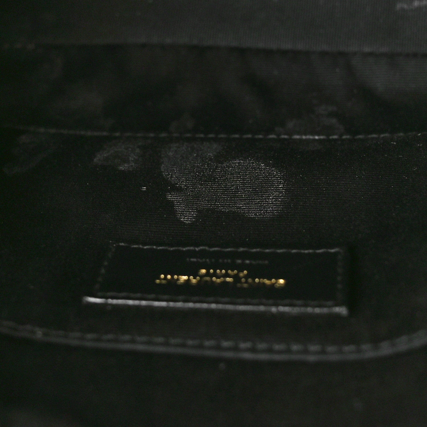 Saint Laurent Calfskin Matelasse Monogram Lou Camera Bag Dark Legion Red 9 of 9
