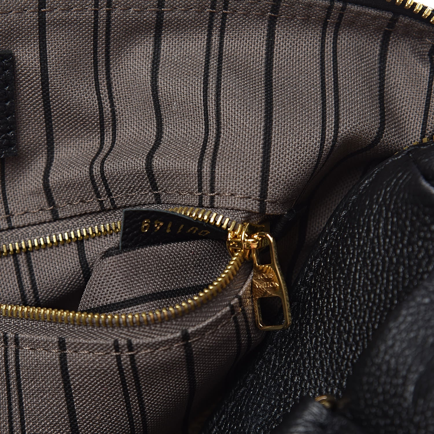 Louis Vuitton Empreinte Speedy Bandouliere 25 NM Black 8 of 13