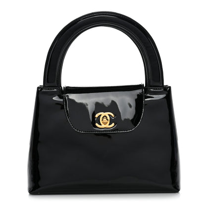 Chanel Patent Small Kelly Flap Bag Black 1 of 12