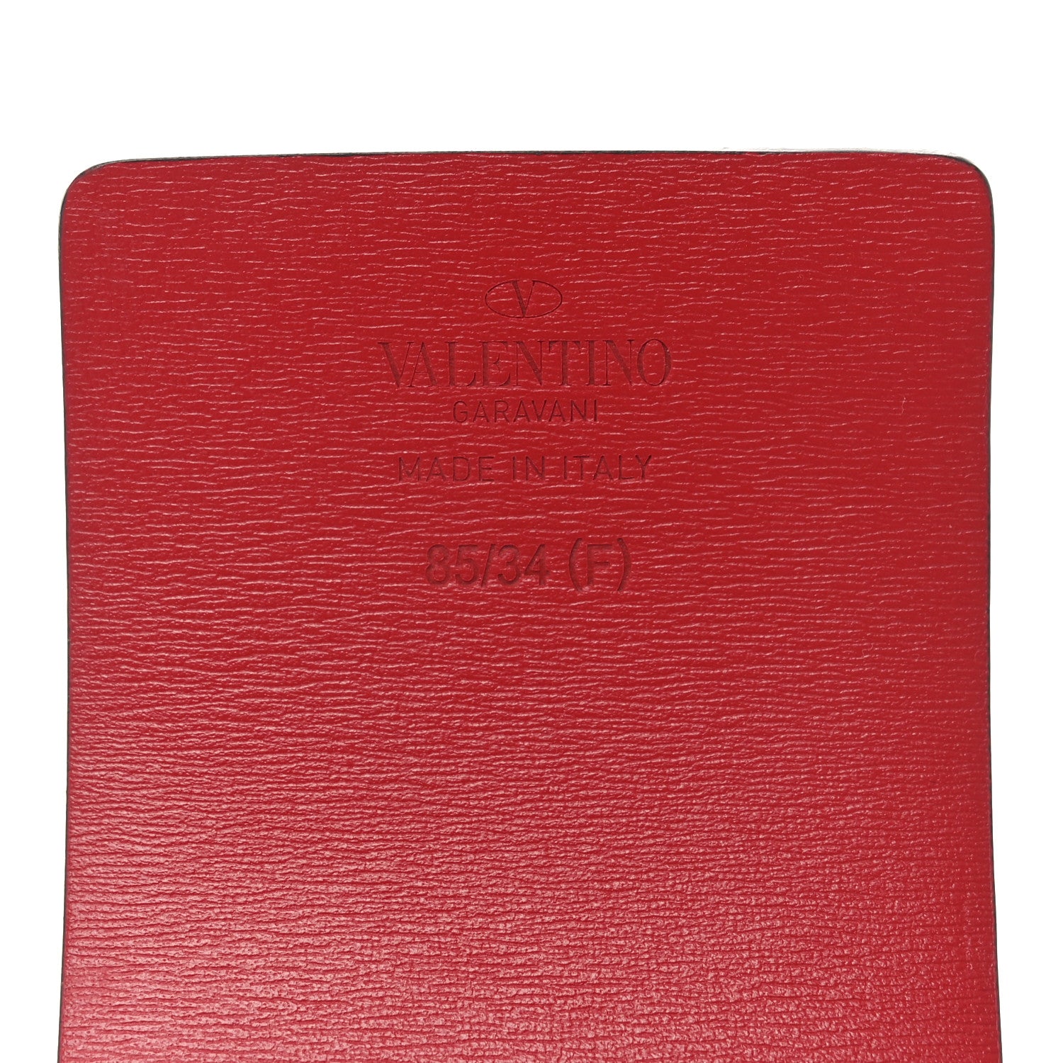 Valentino Garavani Glossy Calfskin VLogo Reversible 40mm Belt 85 34 Black Rouge Pur 5 of 5