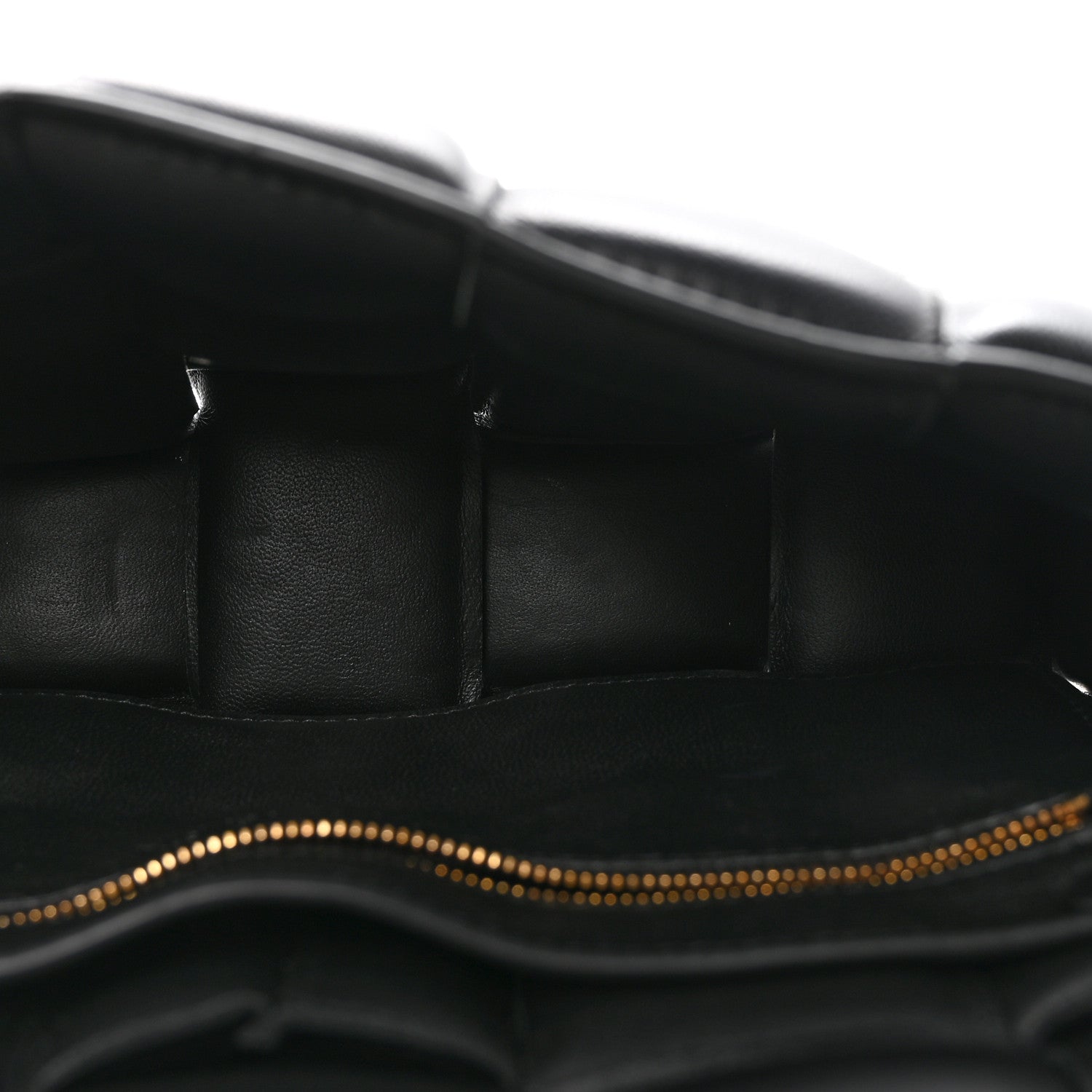 Bottega Veneta Lambskin Maxi Intreccio Padded Chain Cassette Crossbody Bag Black 5 of 9