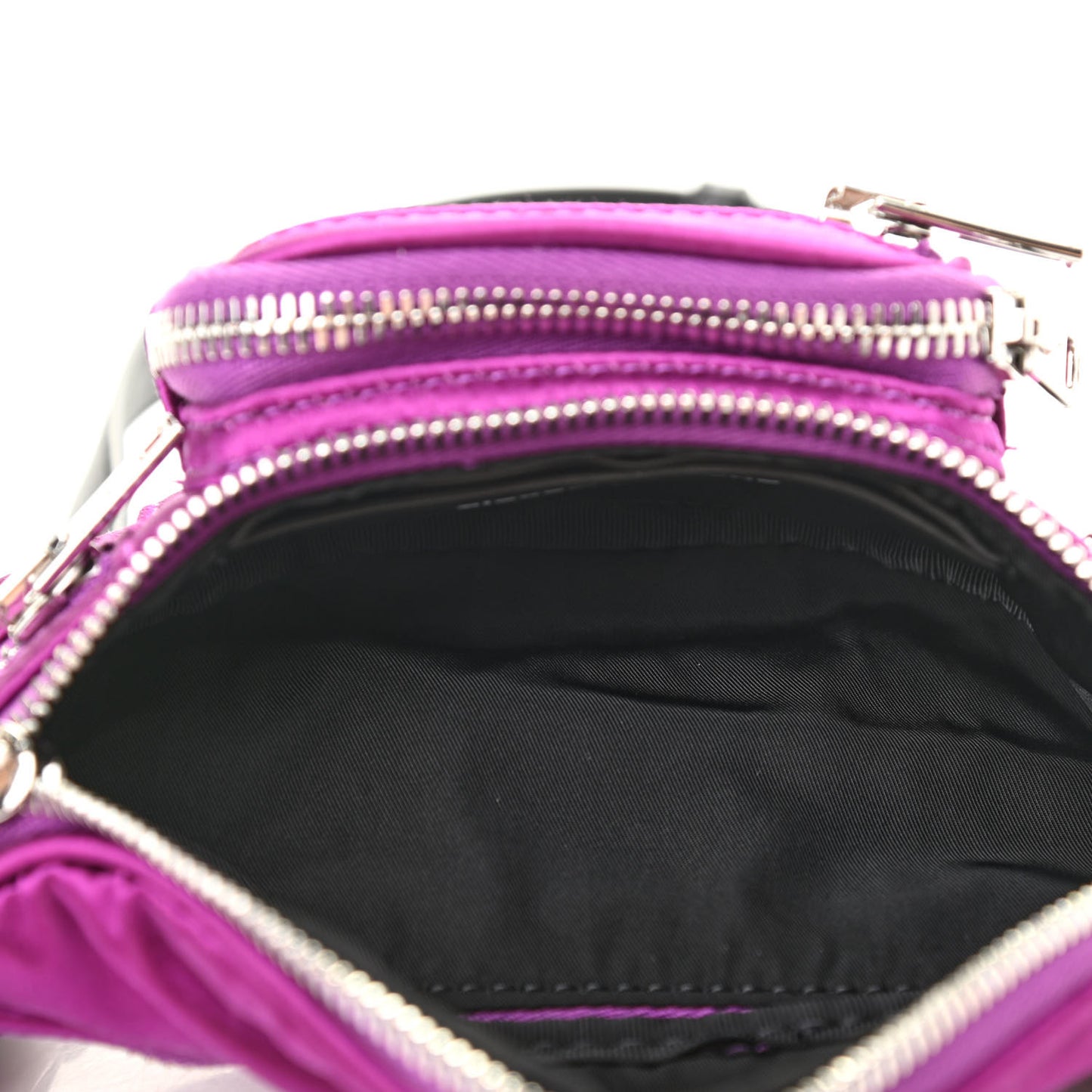 Satin Attica Mini Belt Bag Purple