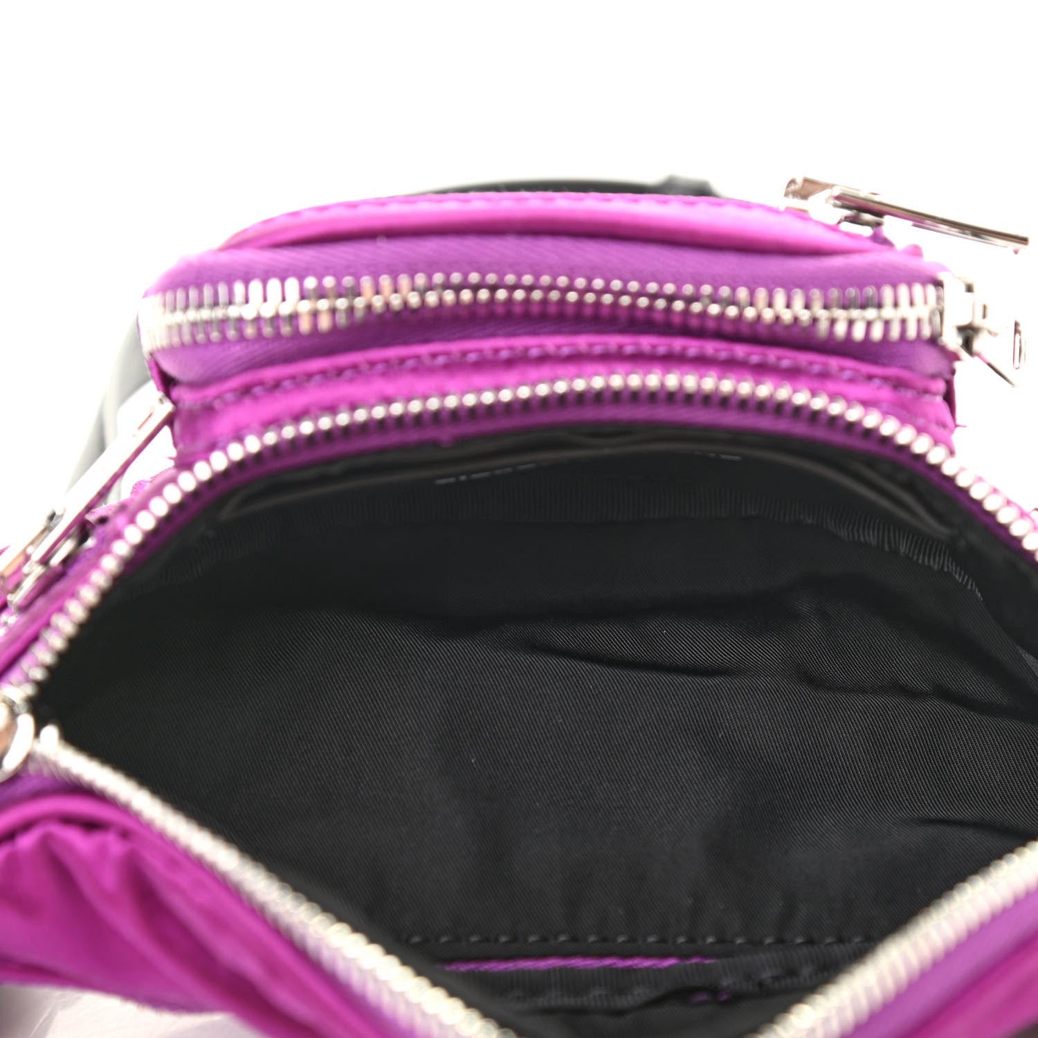 Alexander Wang Satin Attica Mini Belt Bag Purple 5 of 8