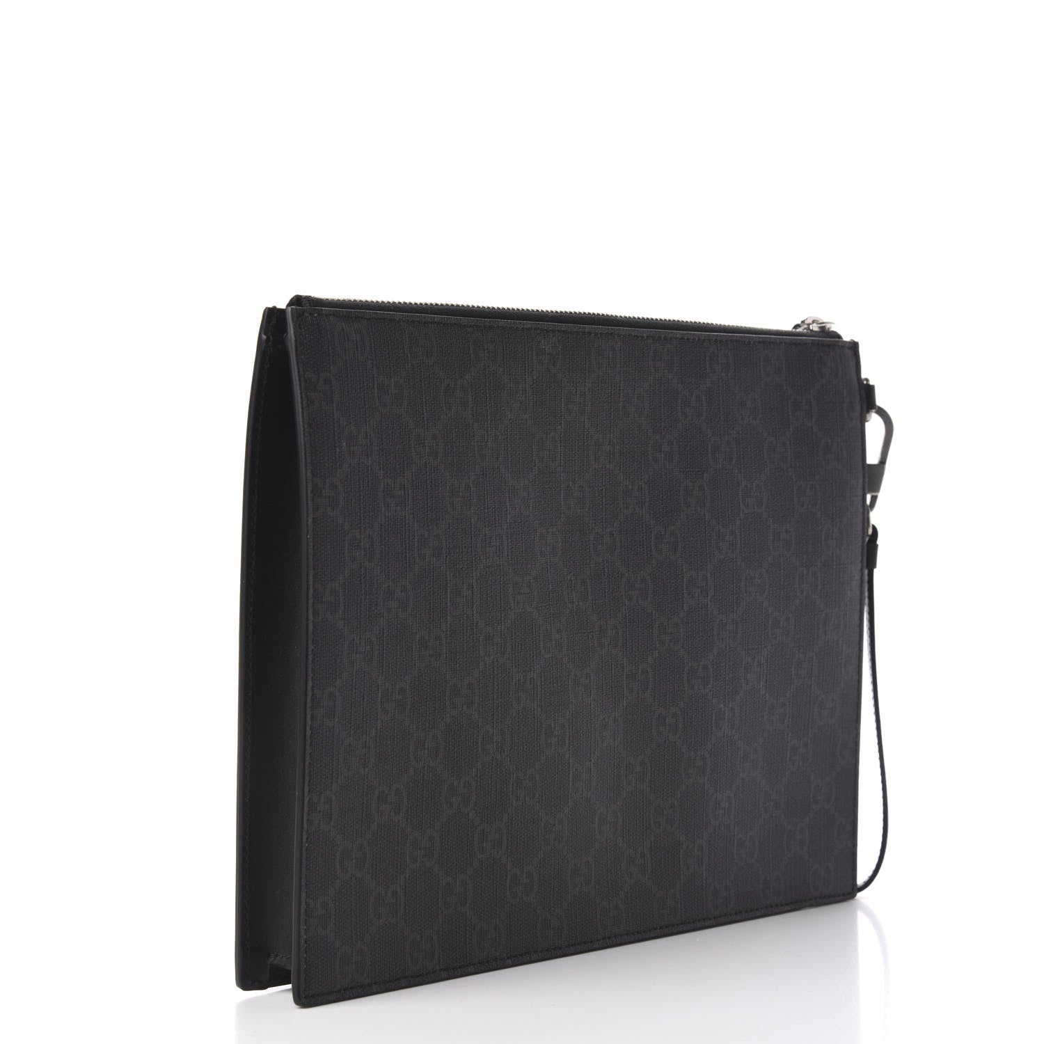 Gucci GG Supreme Monogram Rainbow Eagle Documents Holder Black Grey Multicolor 3 of 8