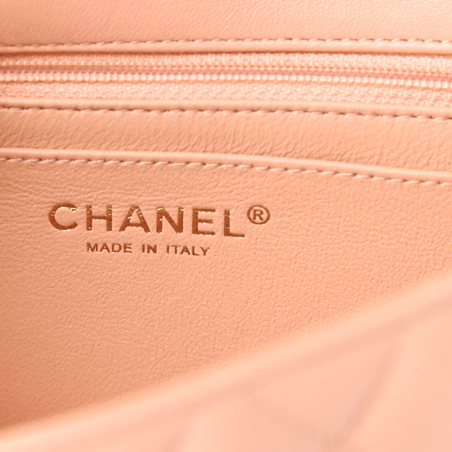 Chanel Lambskin Quilted Mini Rectangular Flap Light Pink 6 of 10