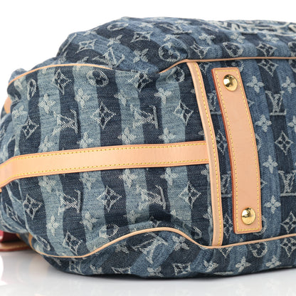 Louis Vuitton Denim Raye Cabas GM 8 of 19