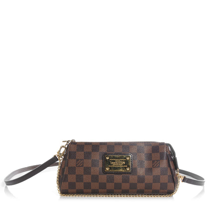 Louis Vuitton Damier Ebene Eva Clutch 1 of 8