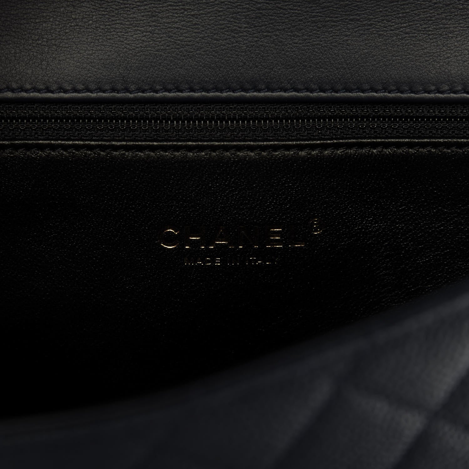 Chanel Caviar Quilted Small CC Filigree Flap Navy Black 8 of 9