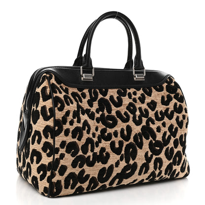 Louis Vuitton Jacquard Velvet Leopard Print Stephen Sprouse Speedy 3 of 9