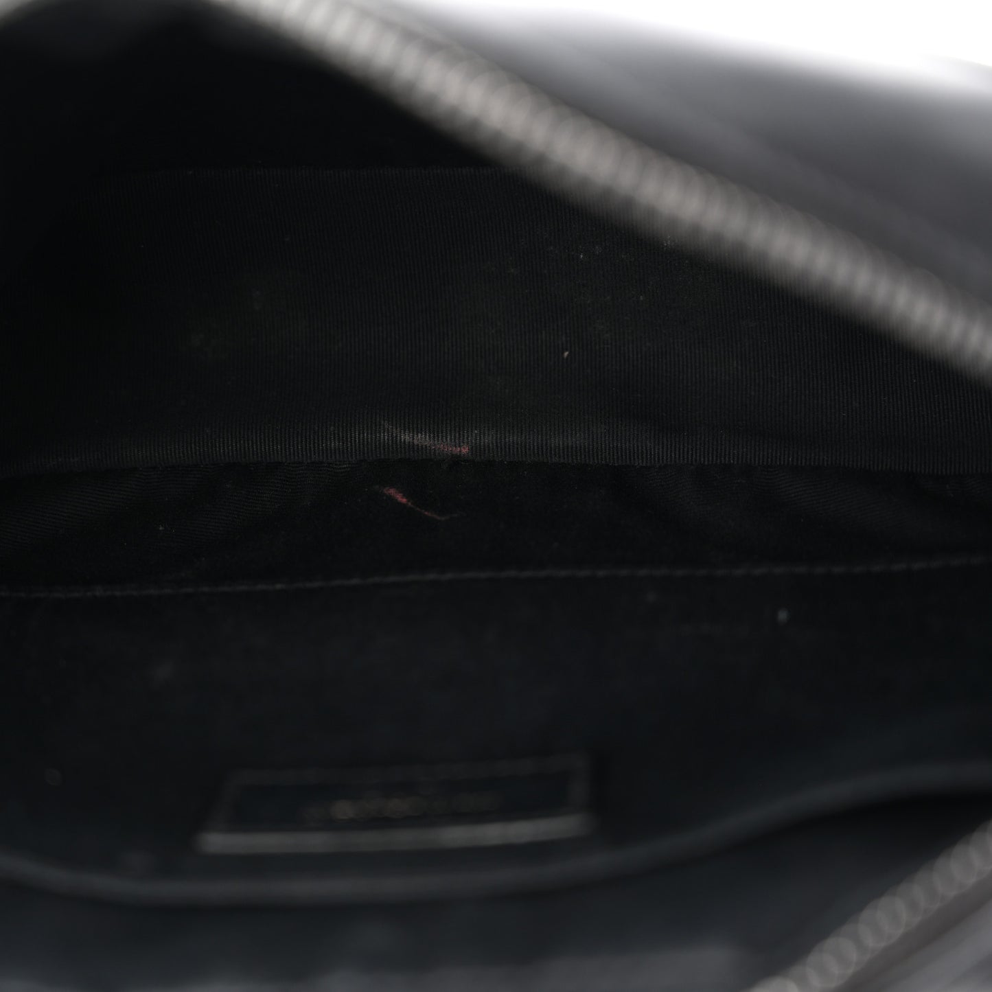 Calfskin Matelasse Monogram Monochrome Lou Camera Bag Black