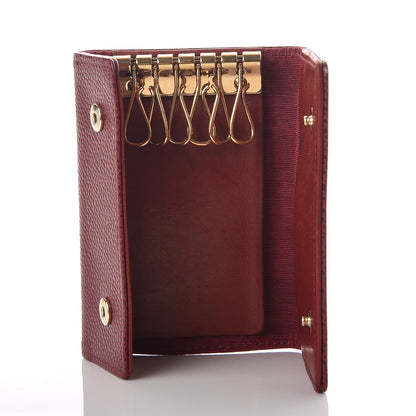 Chanel Caviar Timeless CC 6 Key Holder Case Dark Red 4 of 7