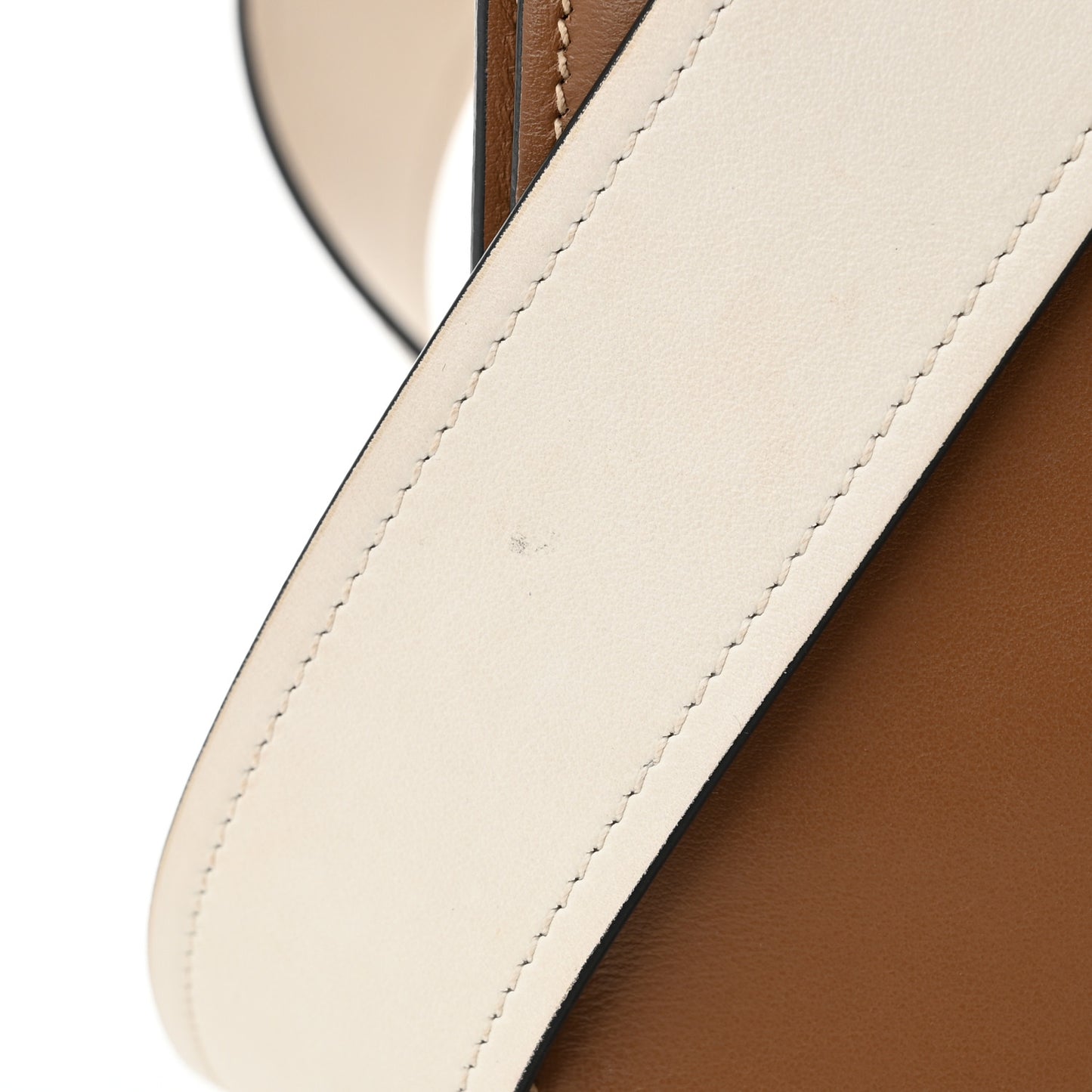 City Calf Pionniere Saddle Bag Cannella White