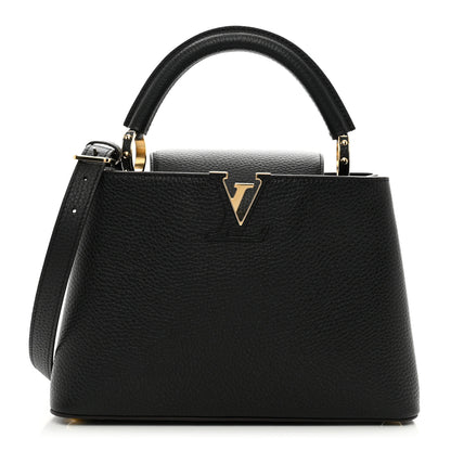 Louis Vuitton Taurillon Capucines BB Black 1 of 9
