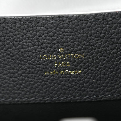 Louis Vuitton Taurillon Capucines East West MM Matte Black 6 of 10