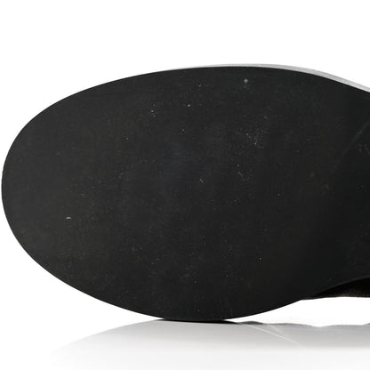 Louis Vuitton Calfskin Monogram Wonderland Flat Ranger Boots 41 Black 12 of 17