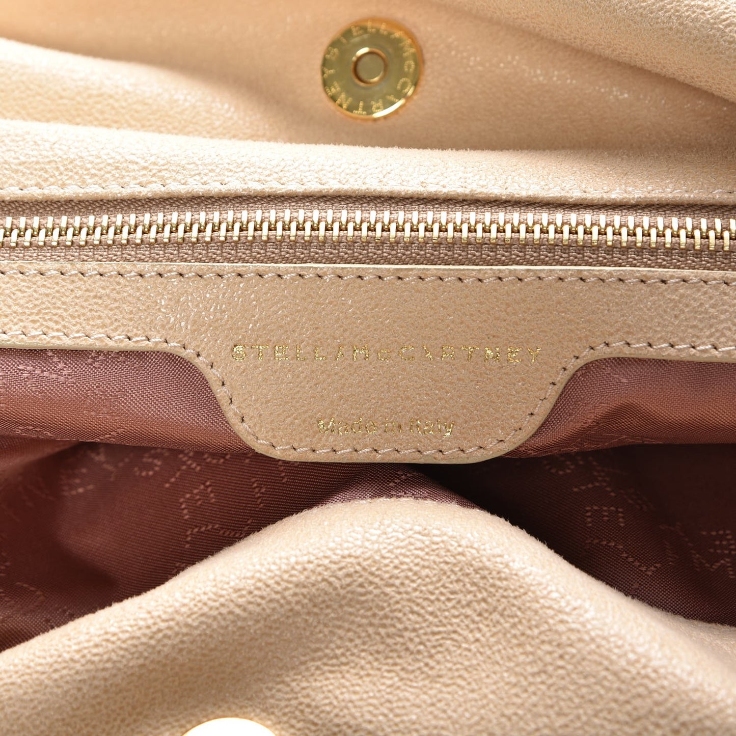 Shaggy Deer Small Falabella Tote Beige