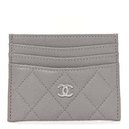 Chanel Caviar Quilted Multi Card Holder Dark Grey 1 of 9