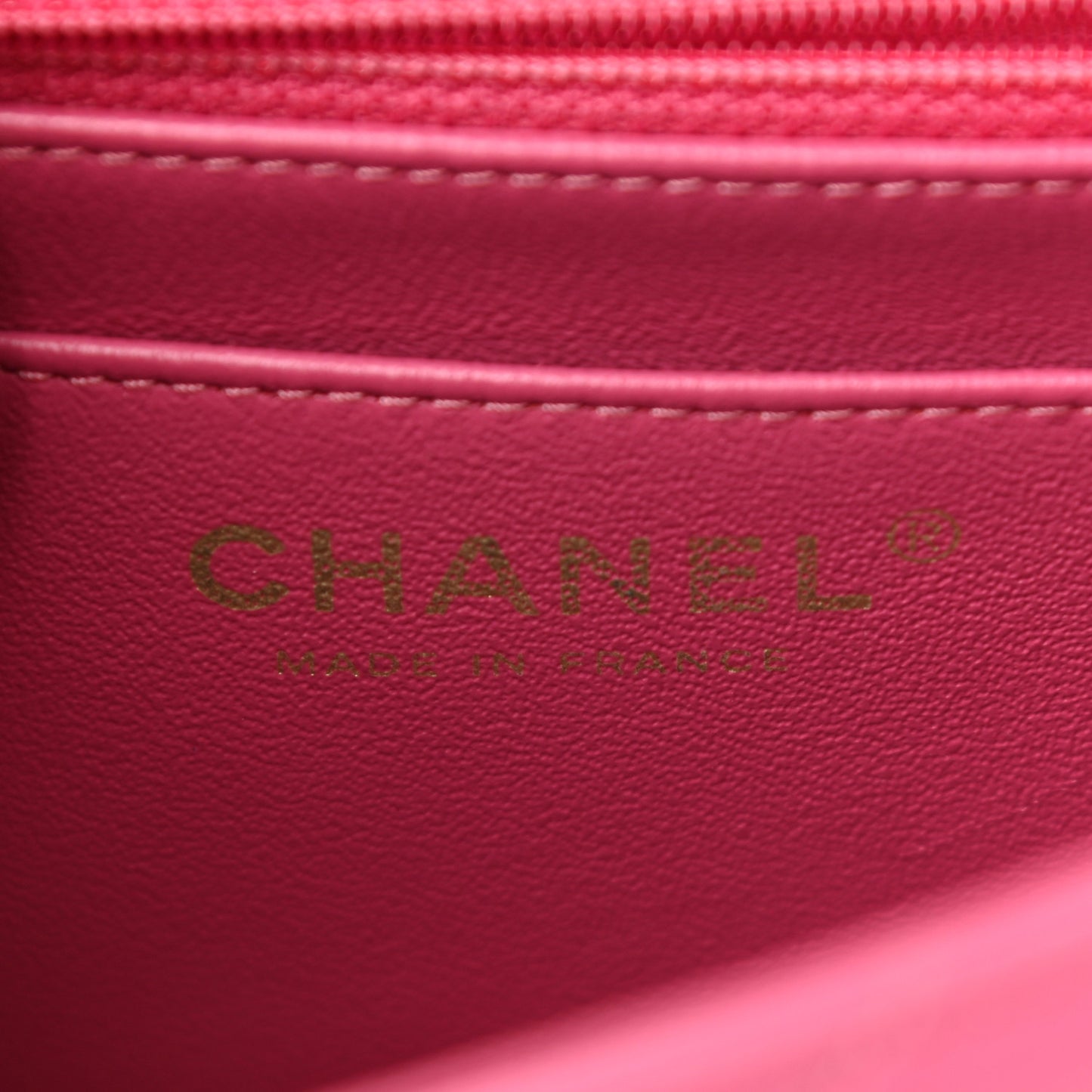 Lambskin Quilted Mini Square Flap Pink