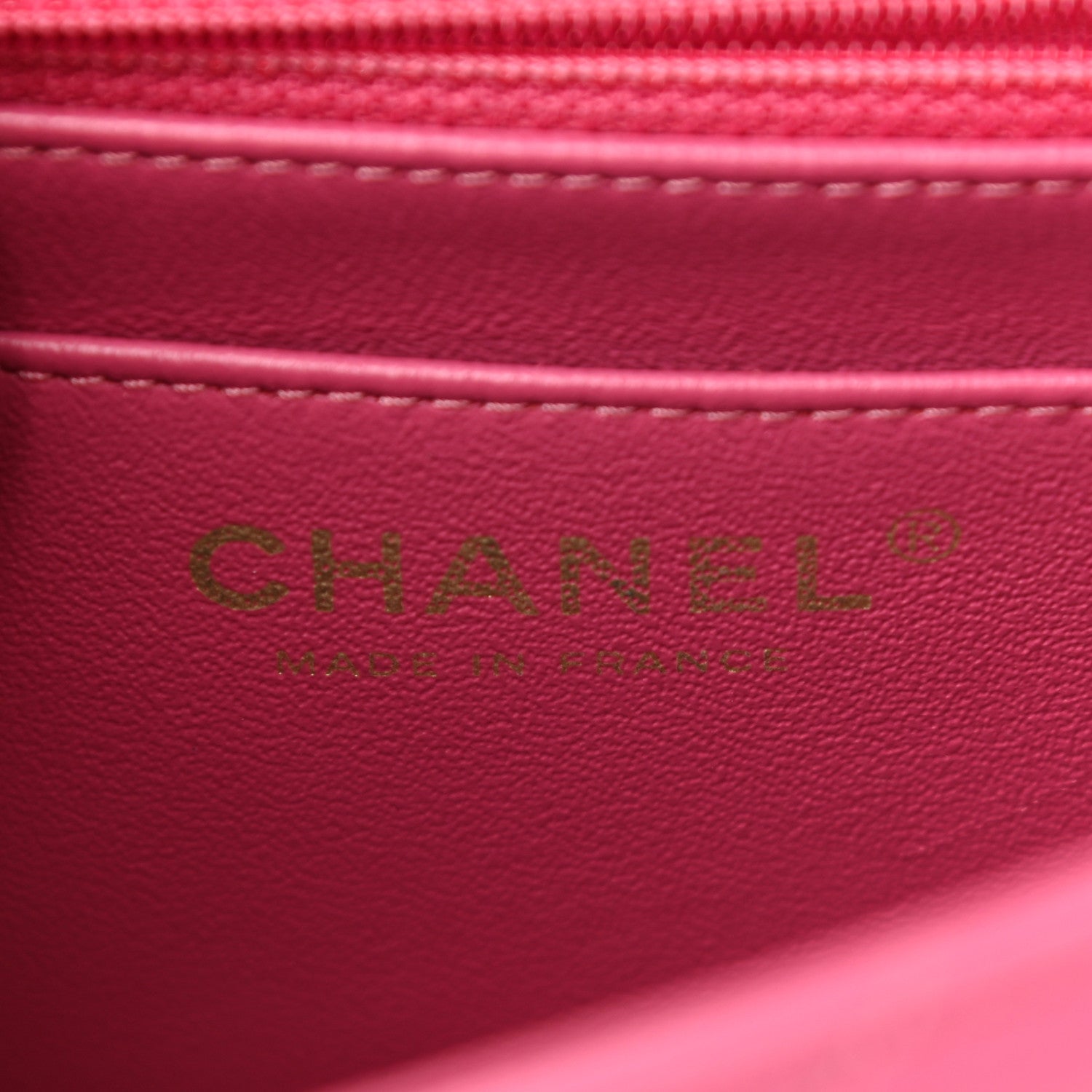 Chanel Lambskin Quilted Mini Square Flap Pink 6 of 12
