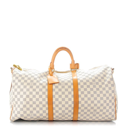 Louis Vuitton Damier Azur Keepall Bandouliere 55 1 of 8