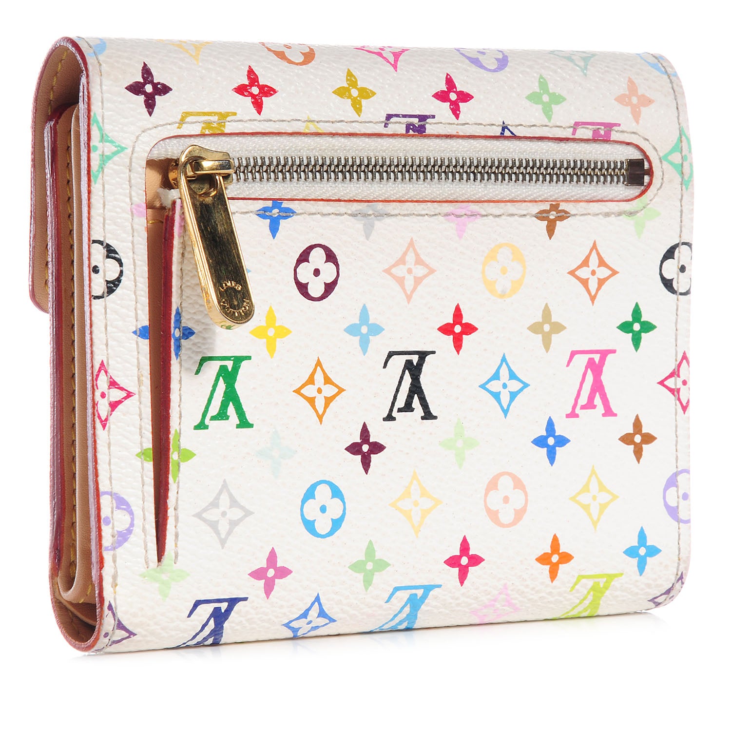 Louis Vuitton Monogram Multicolor Koala Wallet White 3 of 7