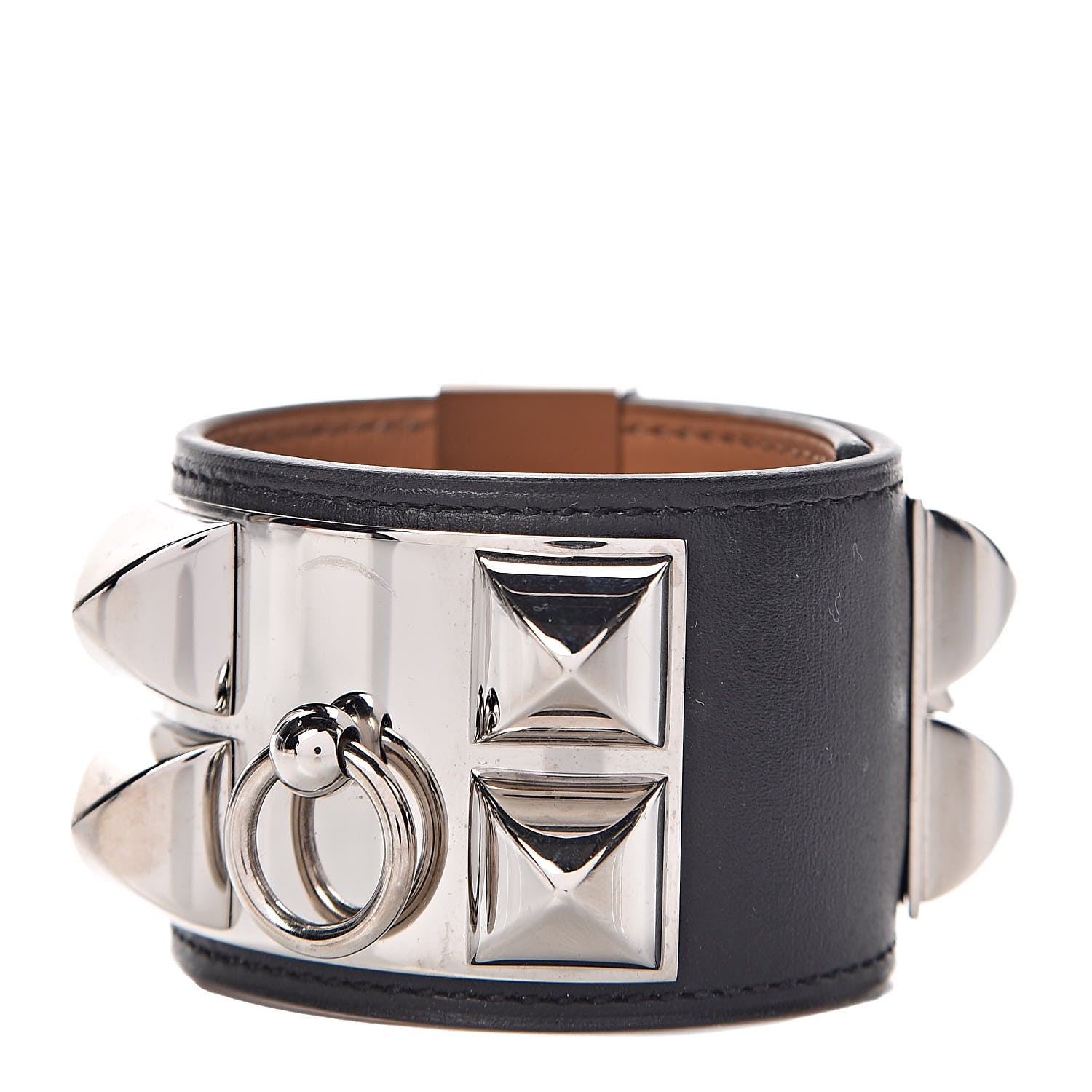 Hermes Box Collier de Chien CDC Bracelet S Black 1 of 5