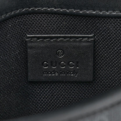 Gucci GG Supreme Monogram Web Slim Belt Bag Black Grey 6 of 12