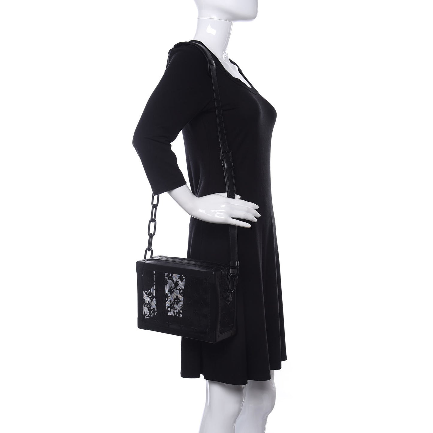 Monogram See Through Soft Trunk Black