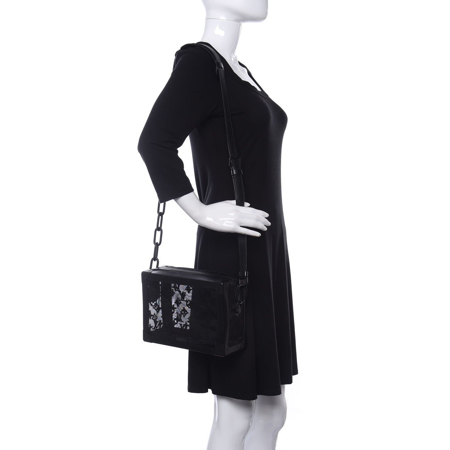 Louis Vuitton Monogram See Through Soft Trunk Black 2 of 10