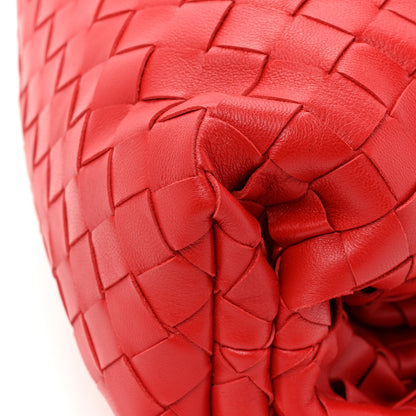 Bottega Veneta Nappa Maxi Intreccio The Pouch Oversized Clutch Red 9 of 9