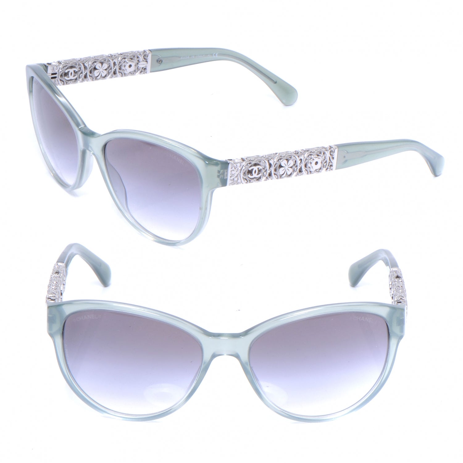 Chanel Metal Filigree Butterfly Sunglasses 5261 1 of 5