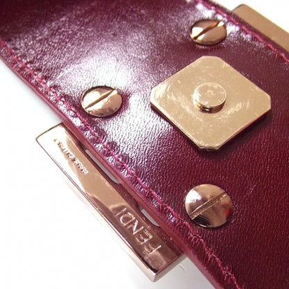 Fendi Zucchino BAGUETTE Burgundy 9 of 11