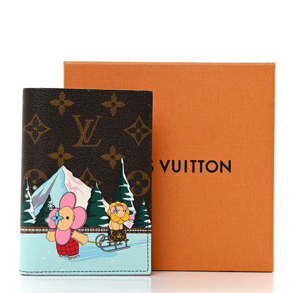 Louis Vuitton Monogram 2023 Christmas Animation Alpine Passport Cover Pink 7 of 7