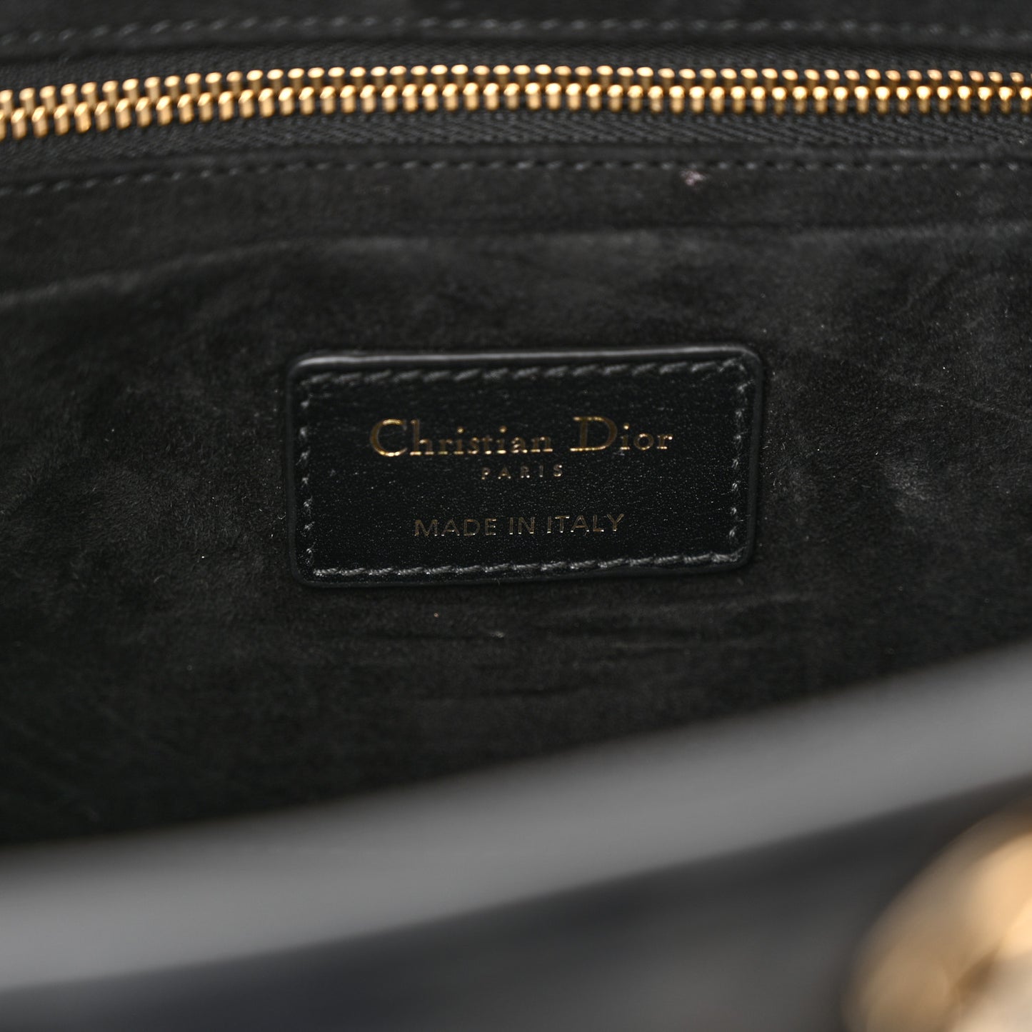Calfskin Cannage Small The Lady 95.22 Black