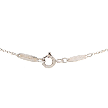 Tiffany Sterling Silver Elsa Peretti Infinity Cross Pendant Necklace 5 of 6