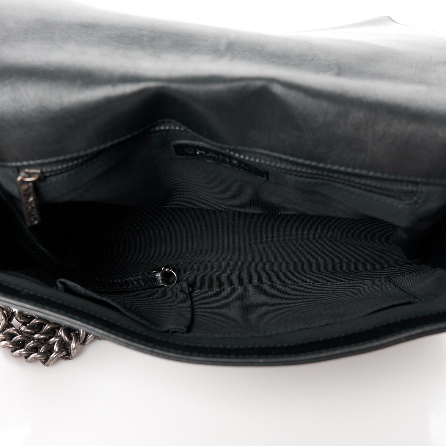 Chanel Calfskin Quilted Large Boy Flap Black 5 of 10