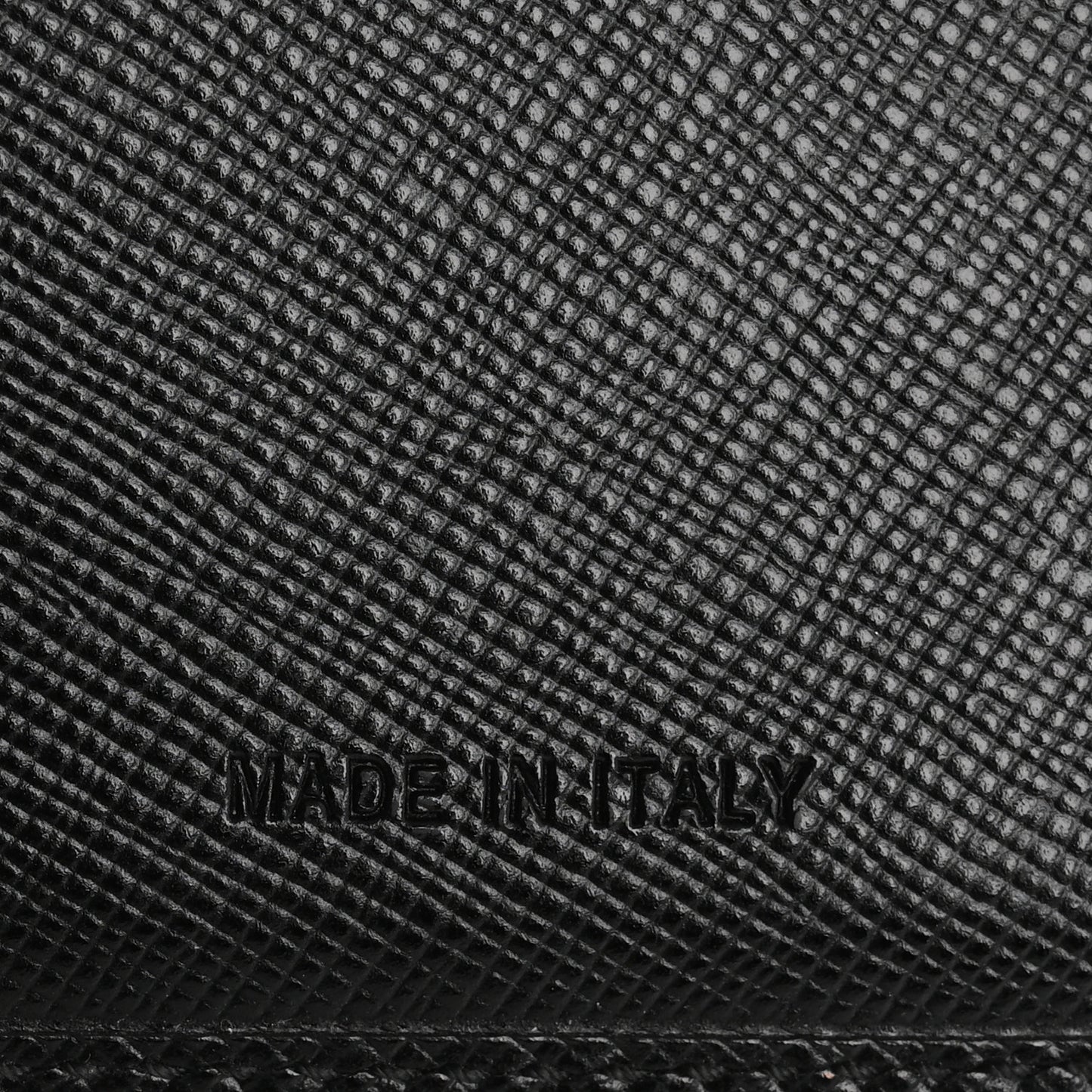 Saffiano Checkbook Cover Black