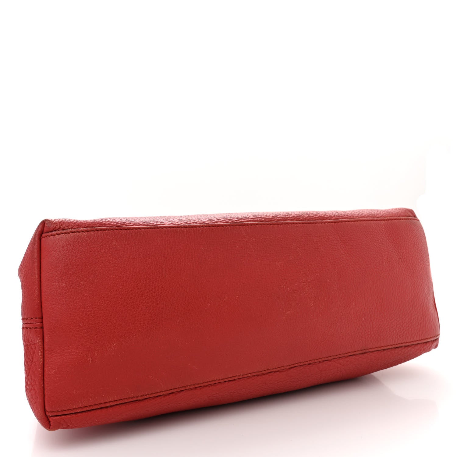 Gucci Pebbled Calfskin Medium Soho Chain Shoulder Bag Sun Orange 4 of 20