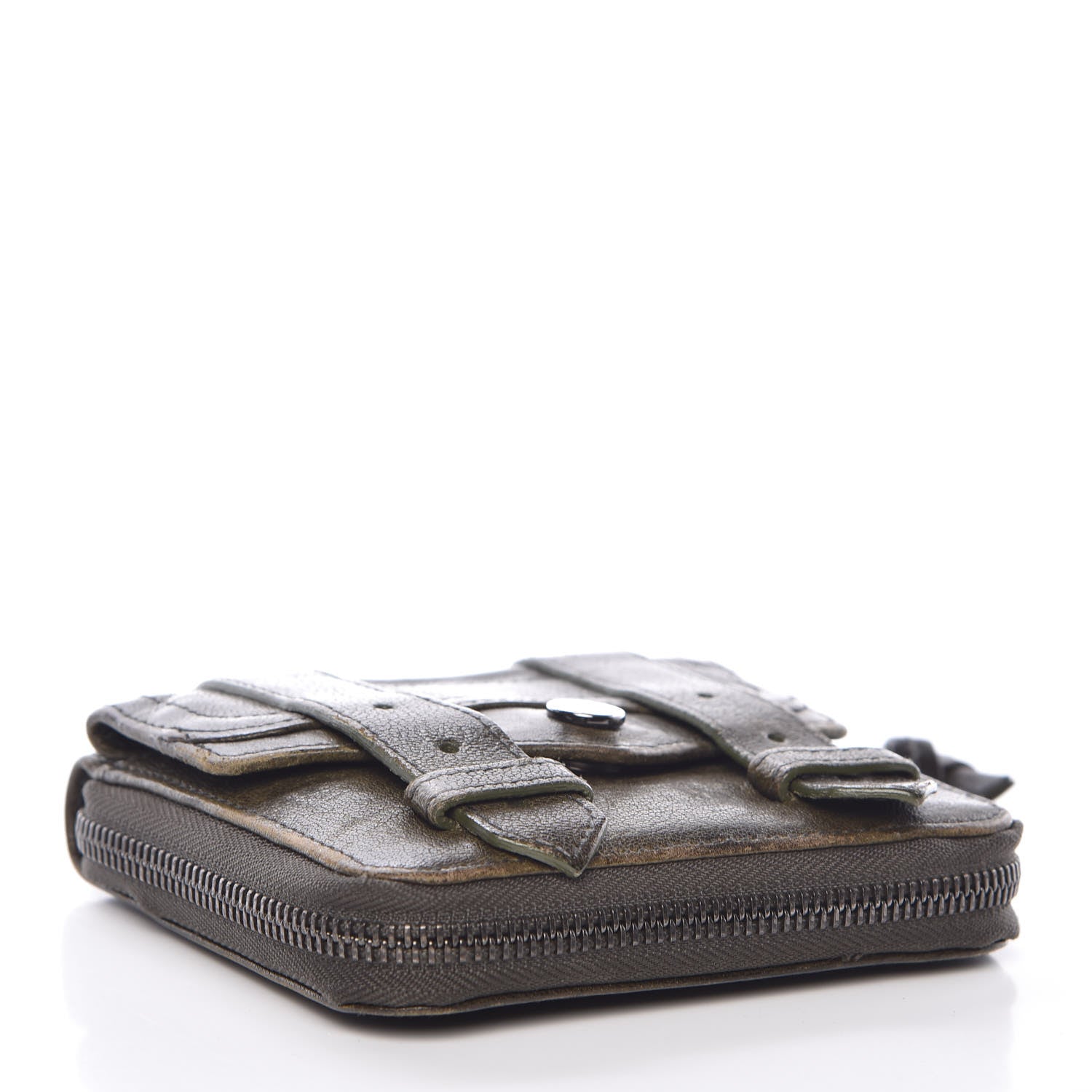 Proenza Schouler Lambskin Small PS1 Zip Wallet Military 4 of 12