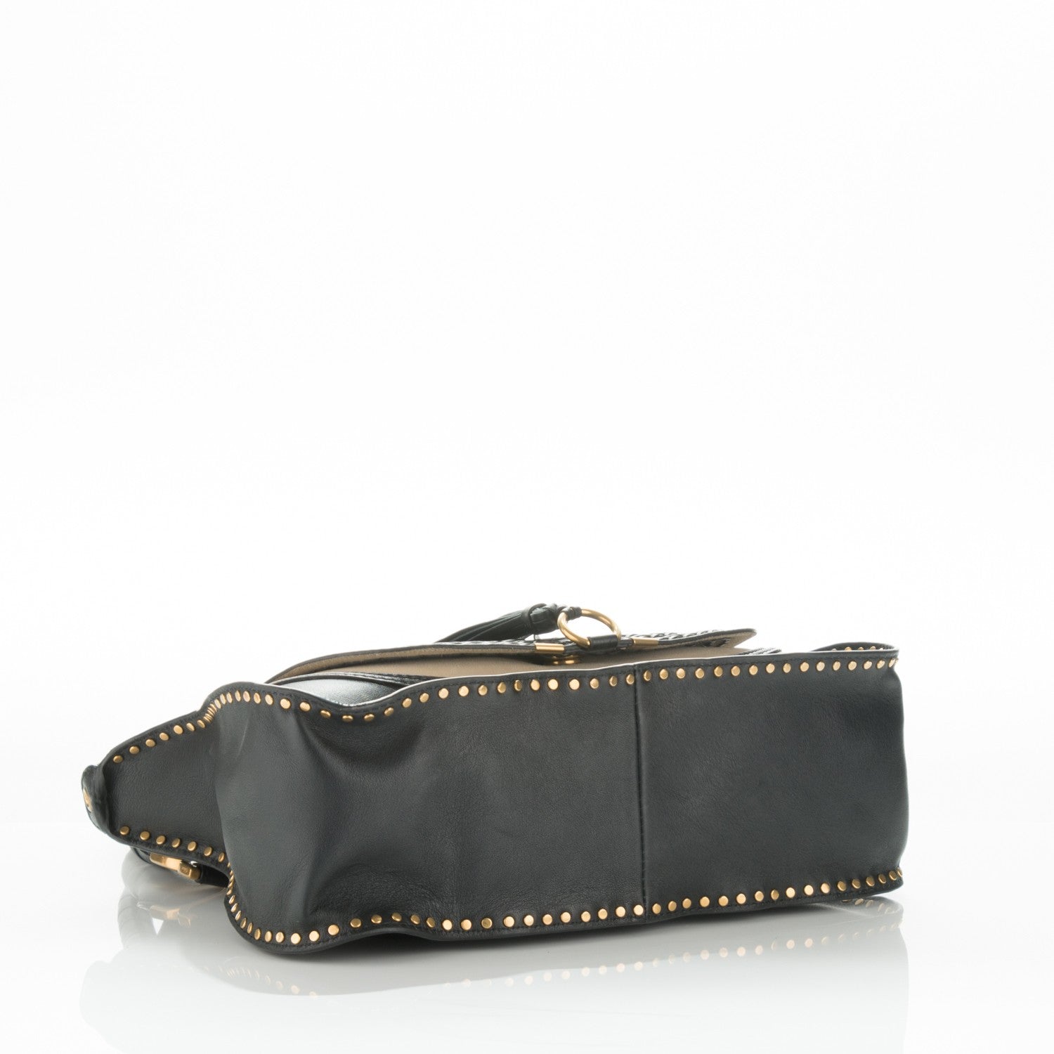 Chloe Calfskin Braided Medium Marcie Satchel Black 3 of 11