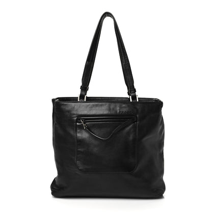 Prada Vitello Daino Shopping Tote Black 1 of 9